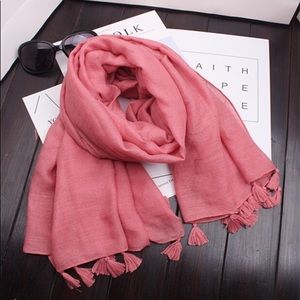 Pink Scarf Will Brighten Up Your Skin - Item #031